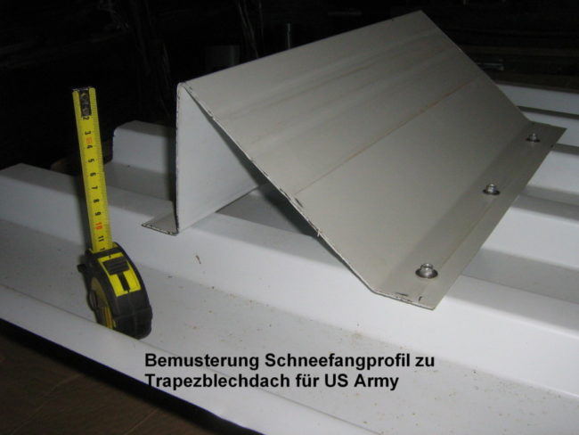 Schneefang Trapezblech