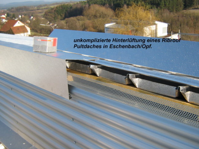 Ribroof Dach in Eschenbach